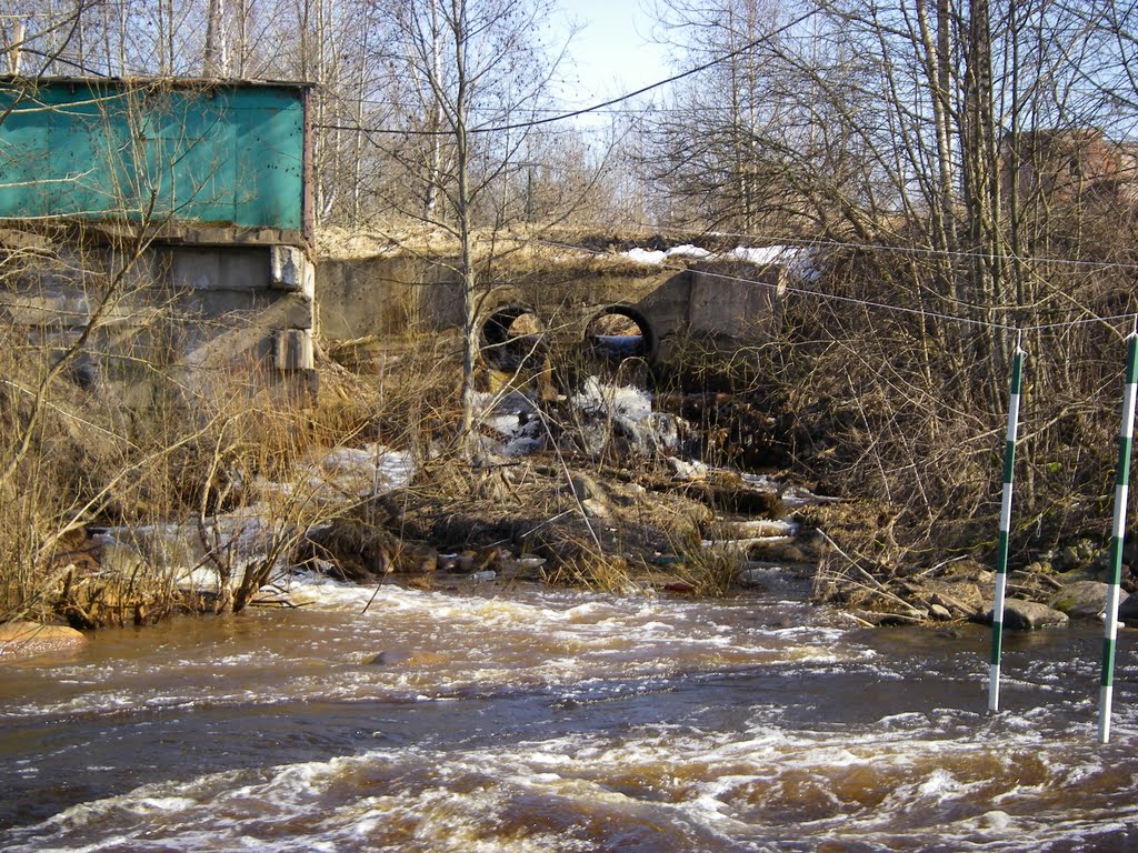 Слив с окуловкого ЦБК