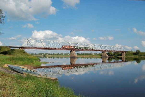 жд. мост через реку Ловать