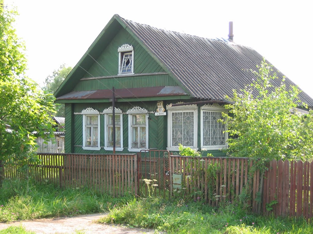 ein schönes Holzhaus