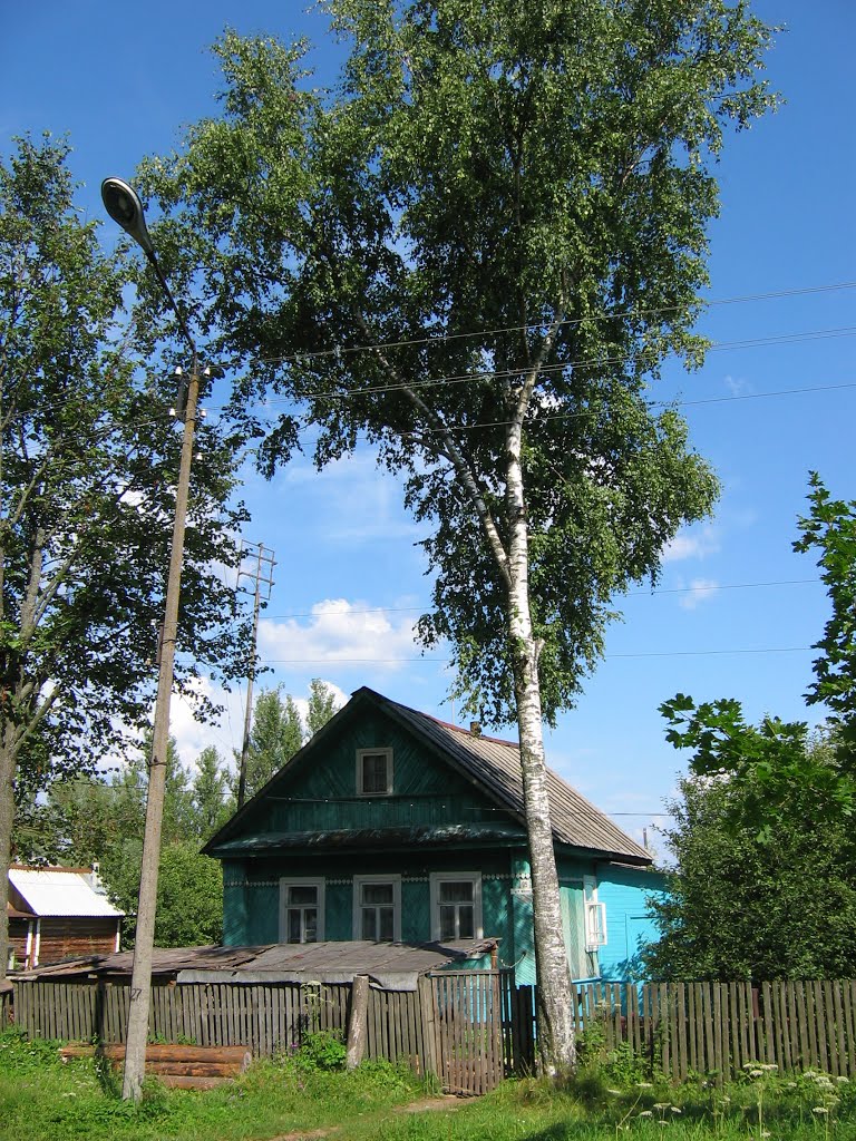 ein schönes Holzhaus