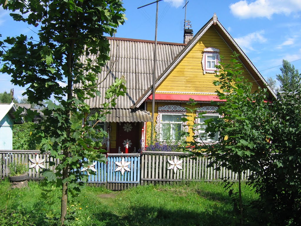 ein schönes Holzhaus