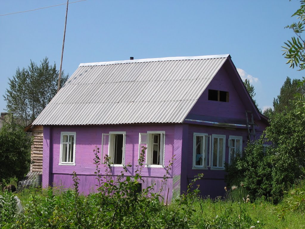 ein schönes Holzhaus