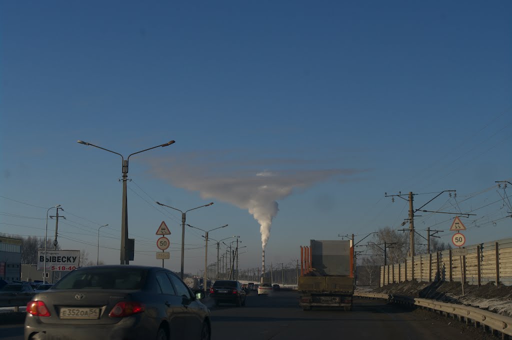 Мост через реку Бердь