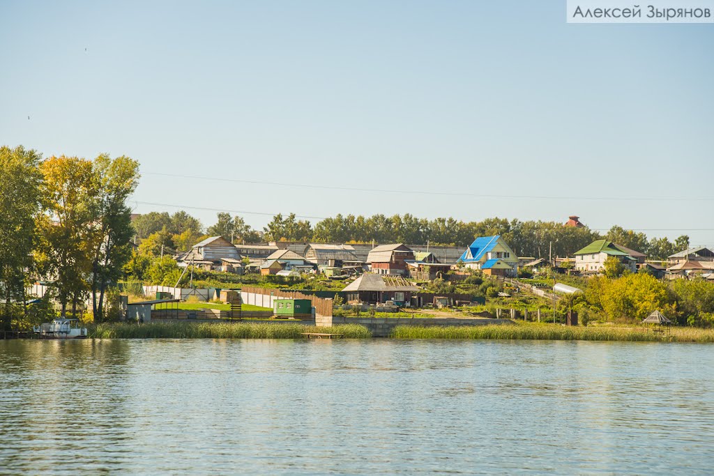 Бердск, частный сектор у реки Бердь