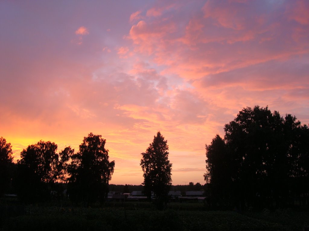 Sunset in Vengerovo