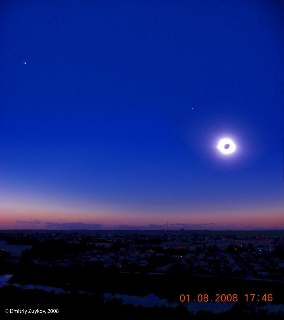 Total Solar Eclipse over Iskitim / Полное затмение над Искитимом (1 августа 2008)
