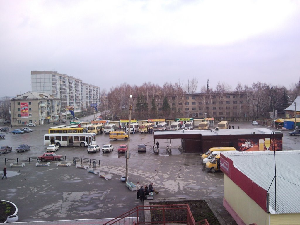 Из моста на вокзале в Искитиме
