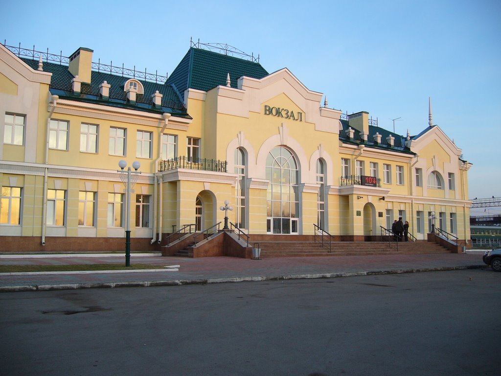 какой-то вокзал, кажется, Карасук