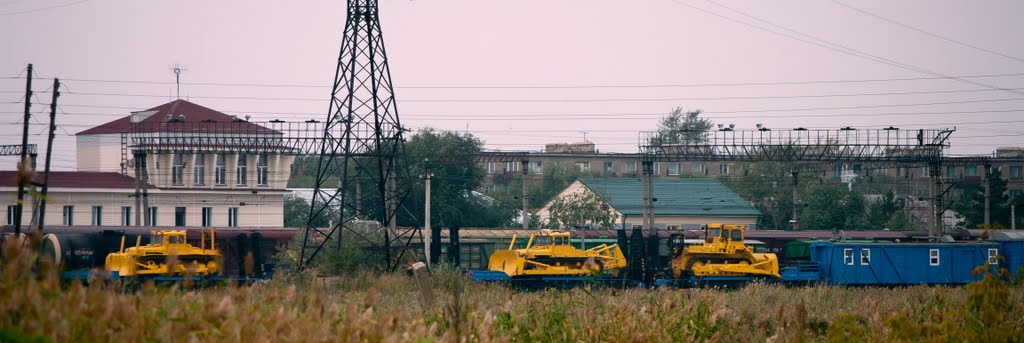 Восстановительный поезд ст. Карасук-1