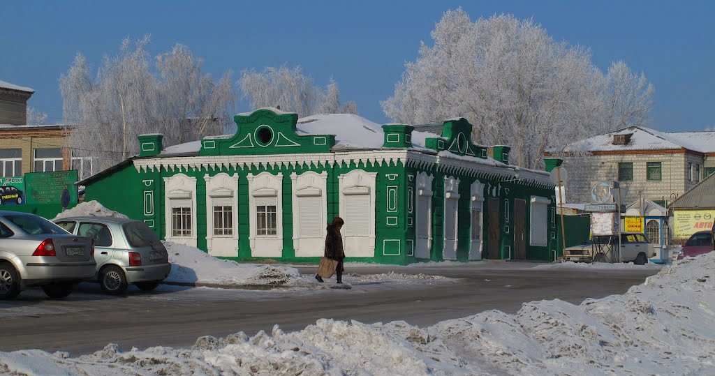 Новосибирская обл., рп Колывань. Дом купца Пехтерева