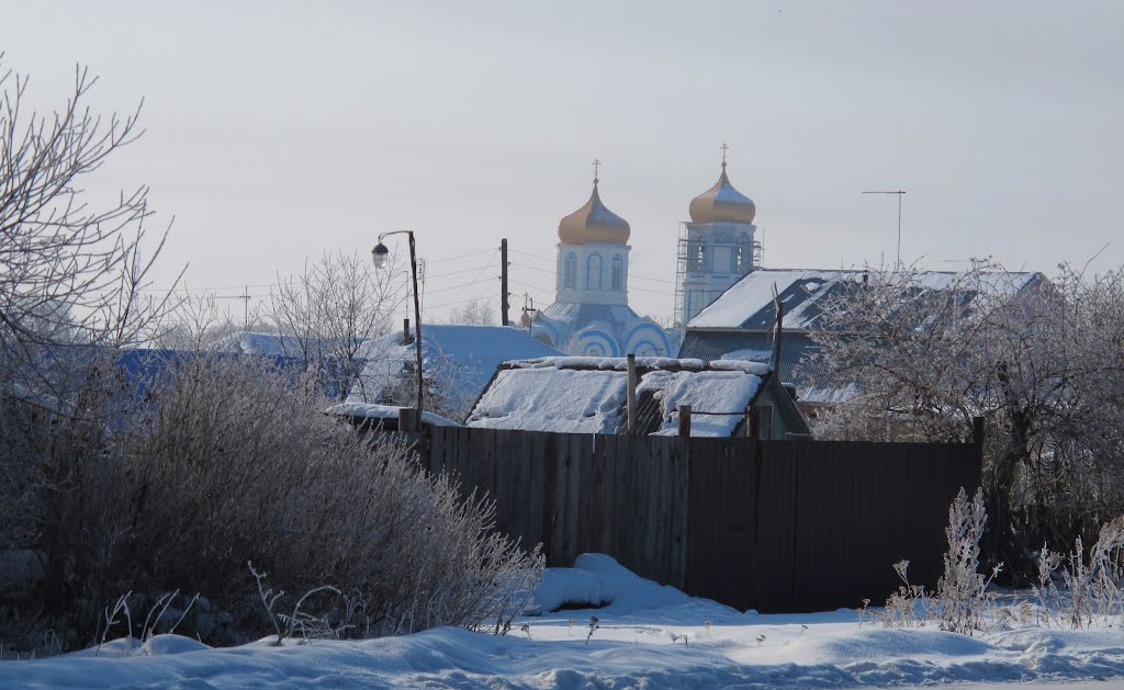 Новосибирская обл., рп Колывань. Церковь А.Невского с К.Маркса