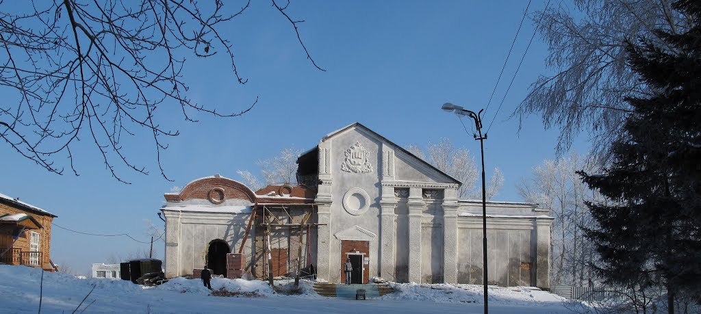 Колывань. Реставрация собора