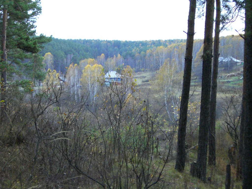 на окраине