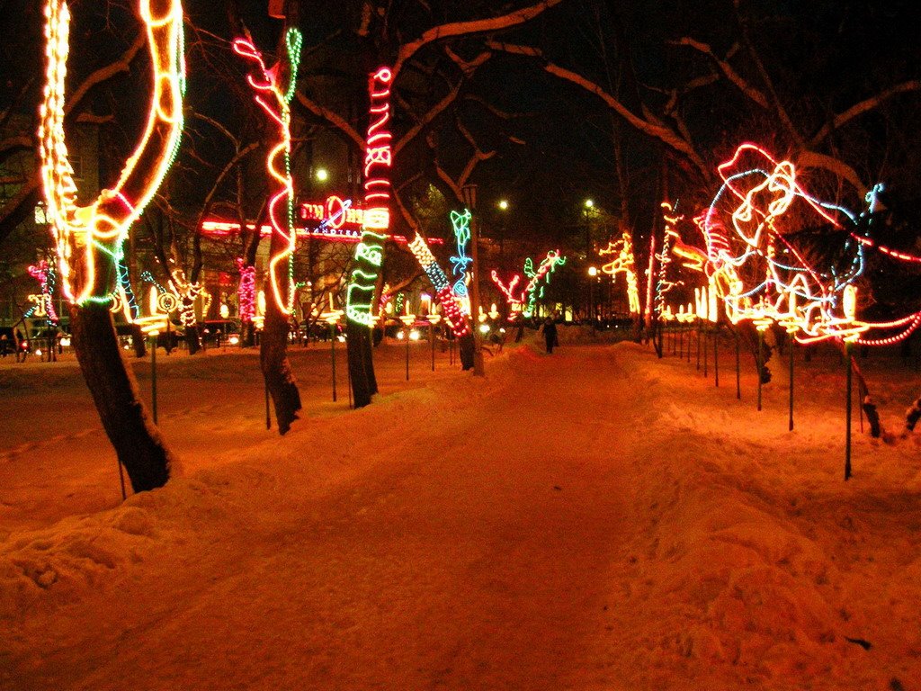 [Russia, Novosibirsk,   / Россия, Новосибирск, Первомайский сквер]