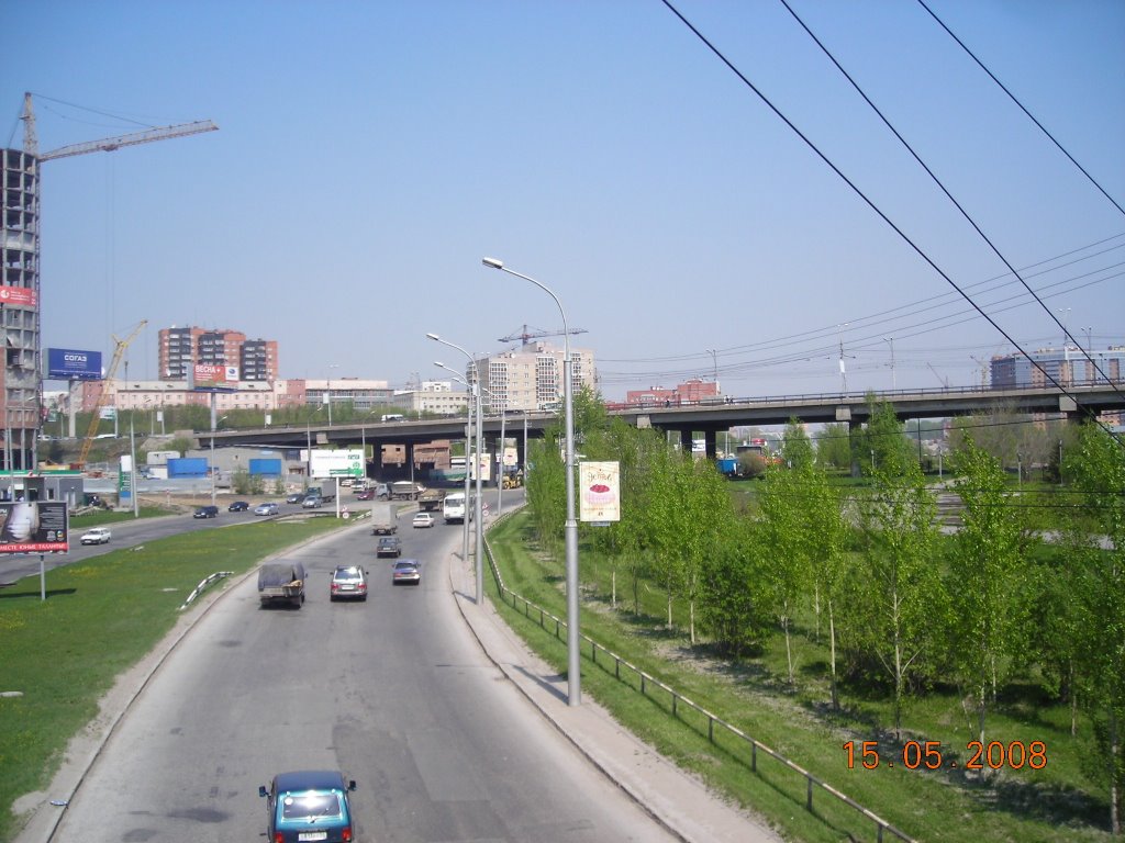 Вид с Сибревкомовского моста