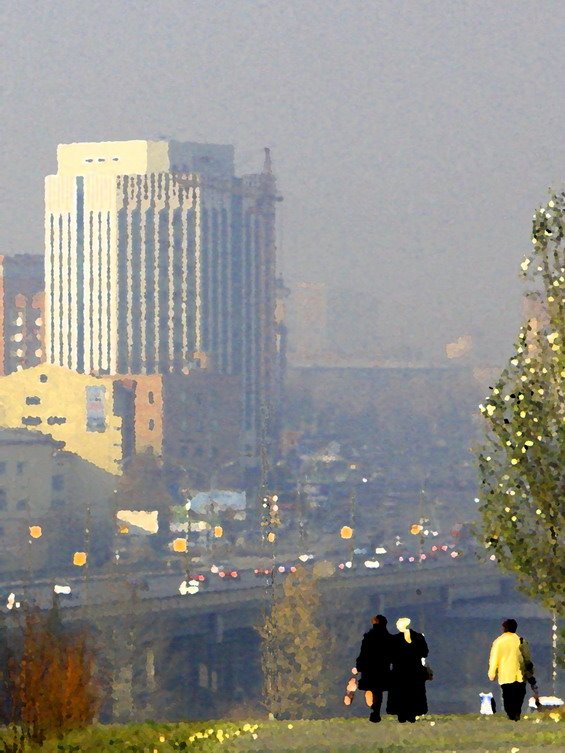 Осень в Новосибирске.