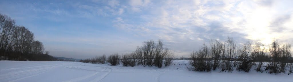 Frozen river