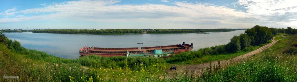 Река Иртыш, Большеречье, Омская область. The river Irtysh, Village Bigrivers, Omsk area