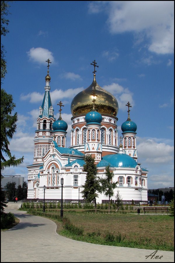 Omsk. Uspenija Presvjatoj Bogoroditsys cathedral.