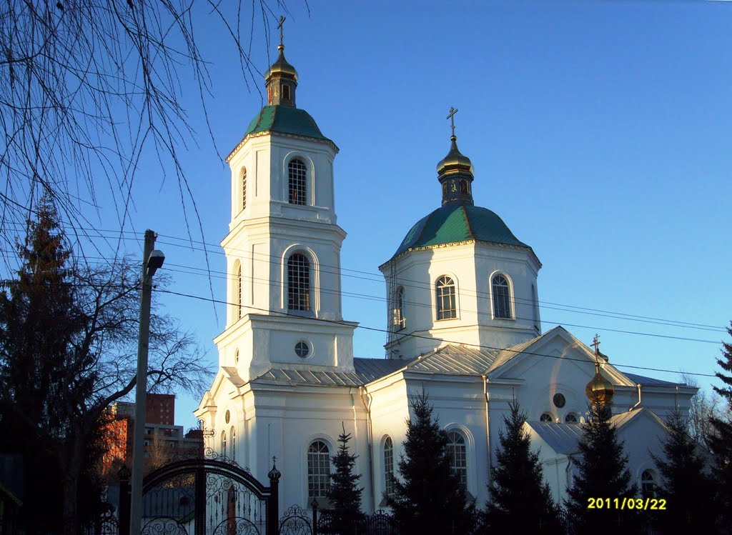 Церковь на Тарской. Кресто-Воздвиженский кафедральный собор. Россия, Омск