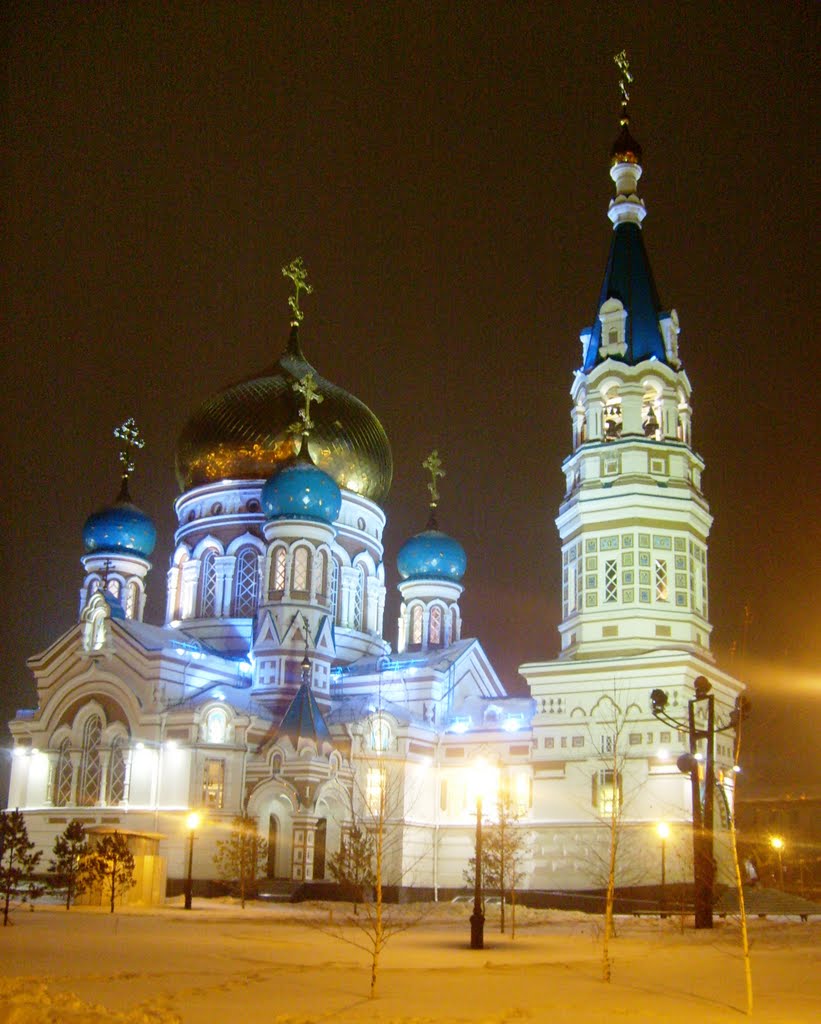 Рождественская ночь. Успенский кафедральный собор   http://www.panoramio.com/photo/46034892 ; http://www.panoramio.com/photo/56640599