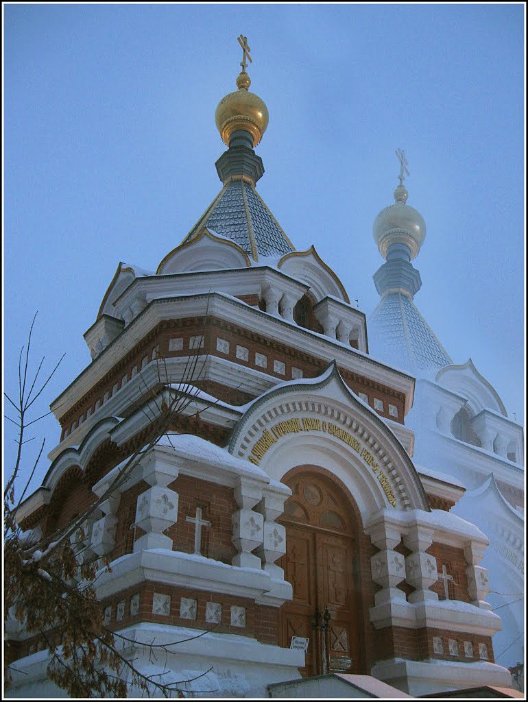 Крещенское утро морозное