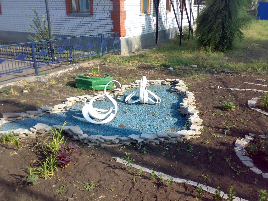 Лебеди в Абдулино