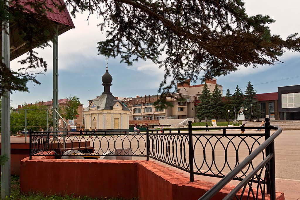 На центральной площади Бугуруслана