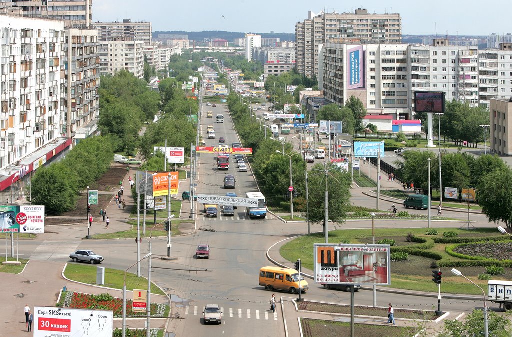 Оренбург. Улица Чкалова. 2005г.