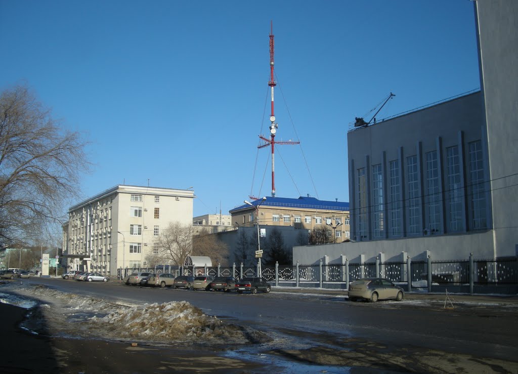 Вид на телевышку