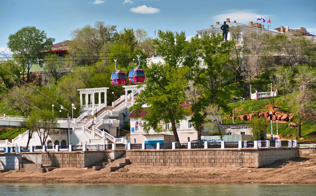Оренбург. Спуск к р.Урал (варианты XIX, XX и XXI вв.).