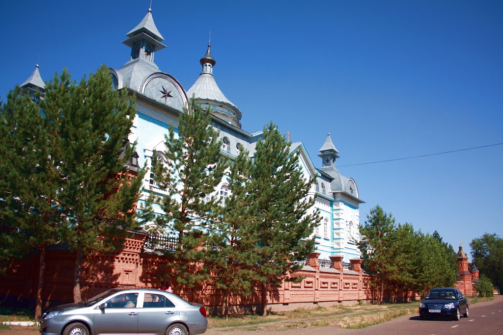 Саракташ. Духовное училище, с улицы Пушкина.
