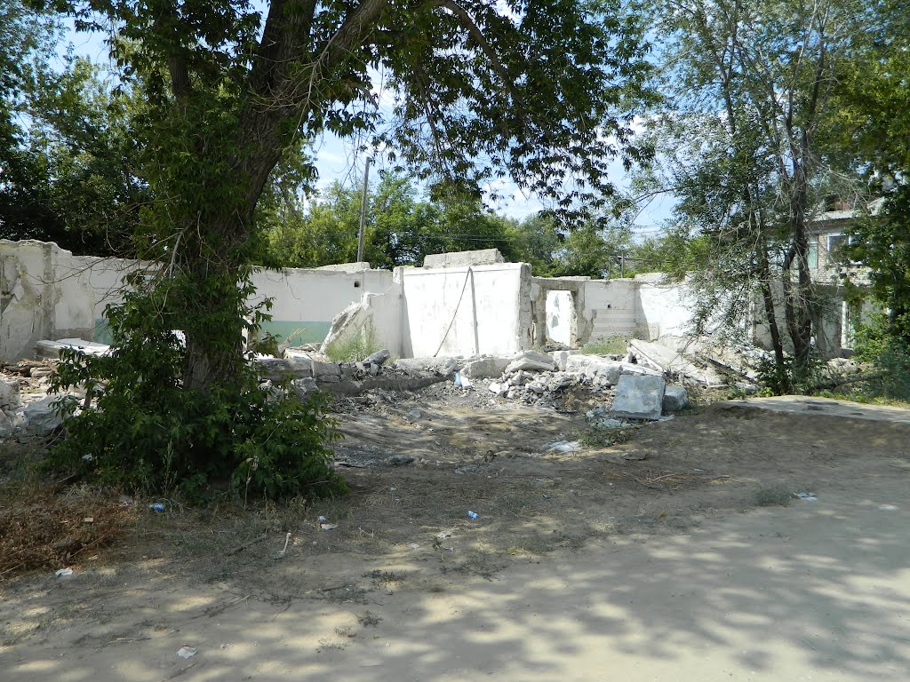 Снесенный дом на улице Городок Рудников (Соль-Илецк)