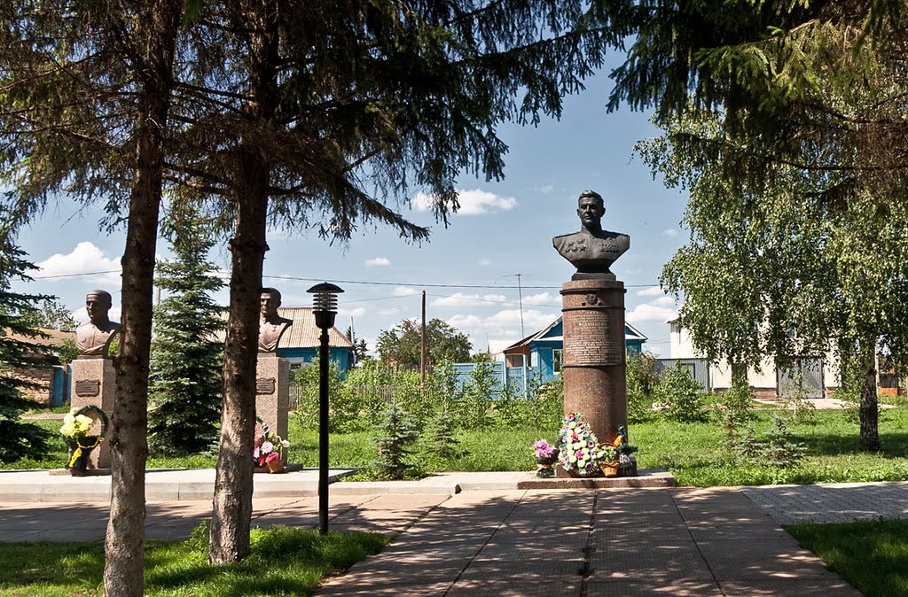 На родине дважды Героя Советского Союза Родимцева А.И. в Шарлыке
