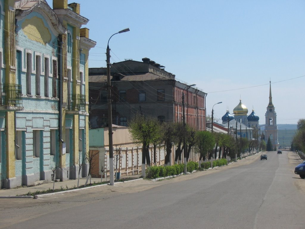 Болхов, вид на Спасо-Преображенский собор