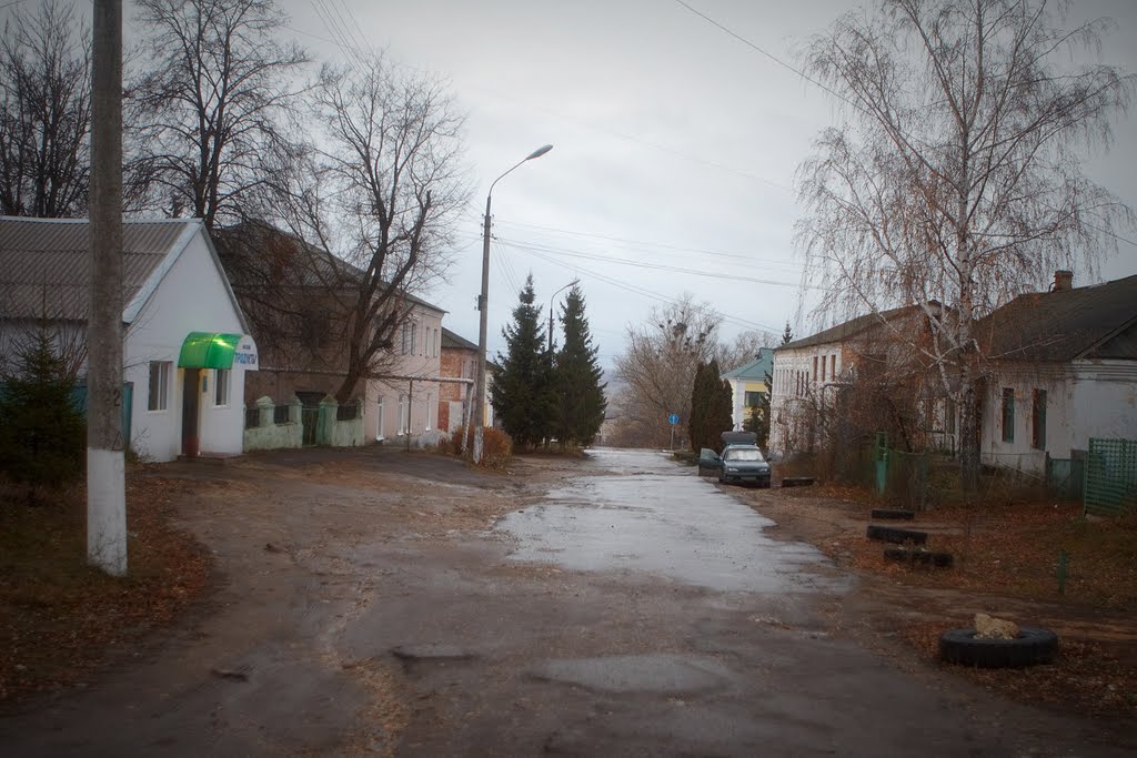Новосиль. Улица.