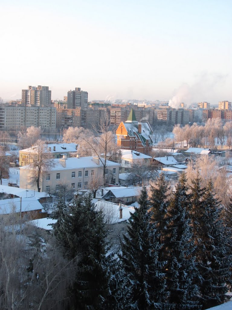 Жилой квартал у реки Январь 2010