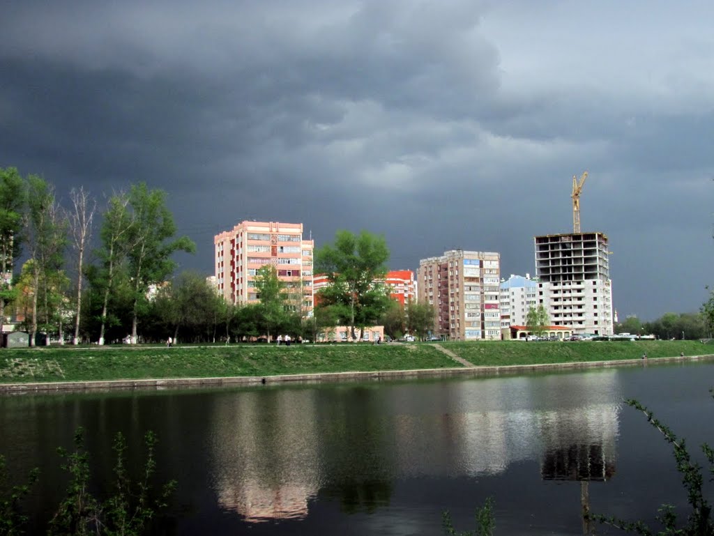 Берег перед грозой.
