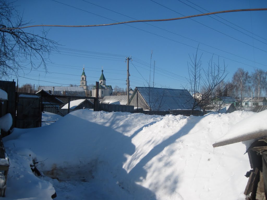 Много снега