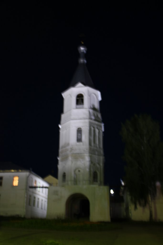 Kerensk Belltower at night