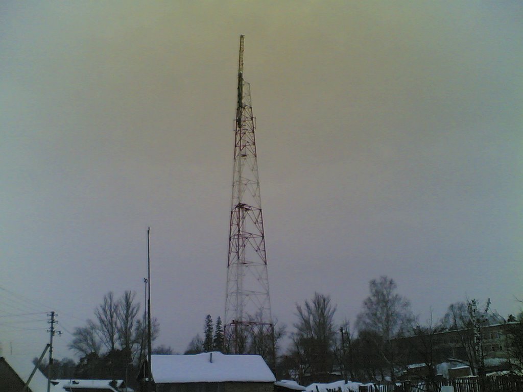 Строящаяся вышка Megafon