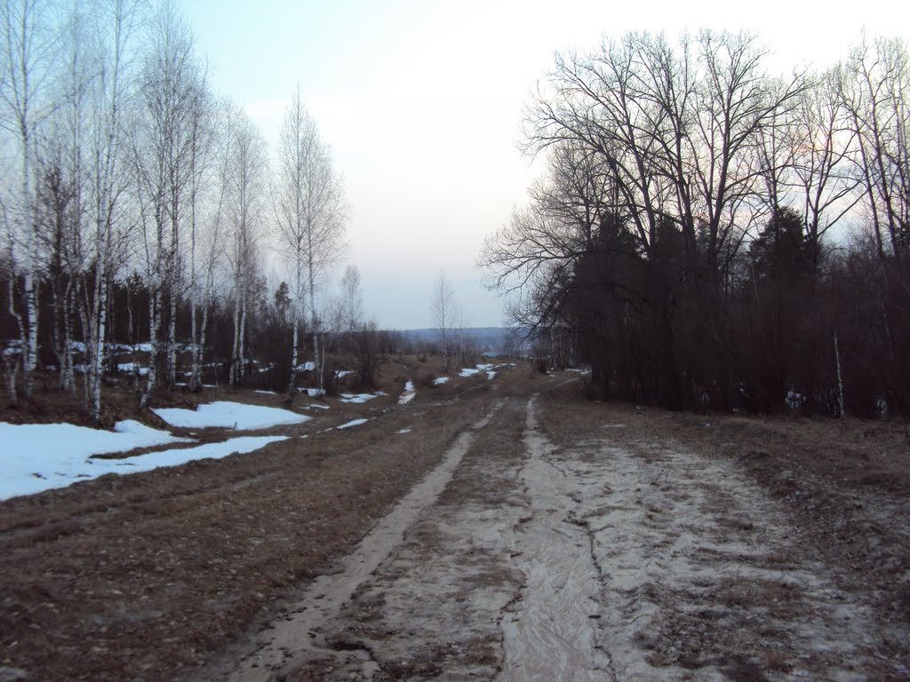 рядом с оврагом
