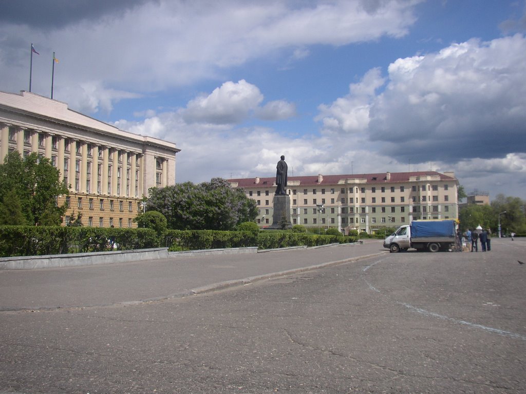 Lenin square in Penza