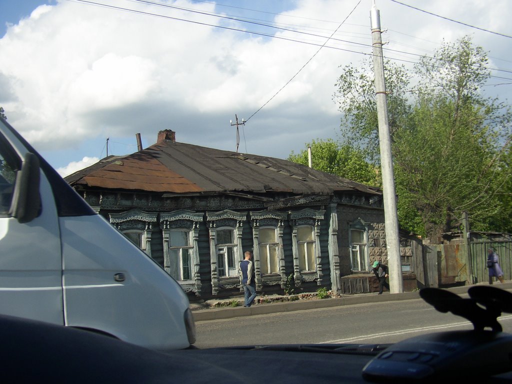 Old wooden house in Penza