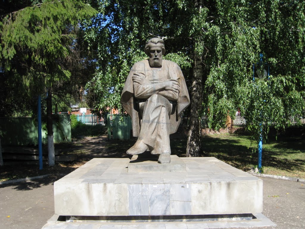 Памятник Яблочкову Павлу Николаевичу, 2009 год