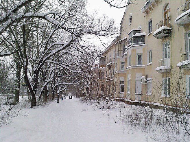 Зима на Ломоносова