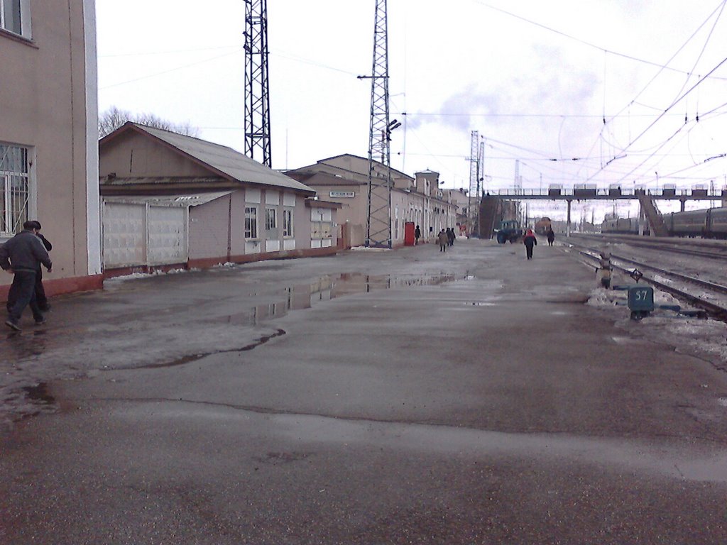 Верещагино - Железнодорожный перрон
