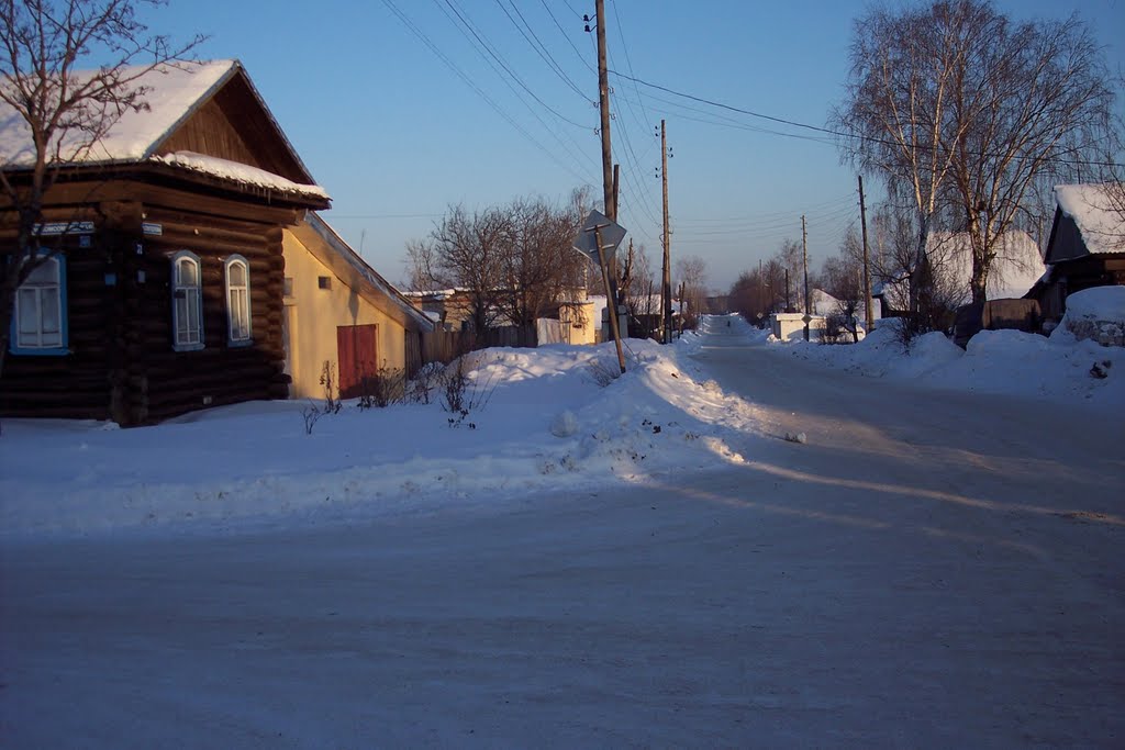 Перекрёсток  ул. Свердлова и Комсомольская