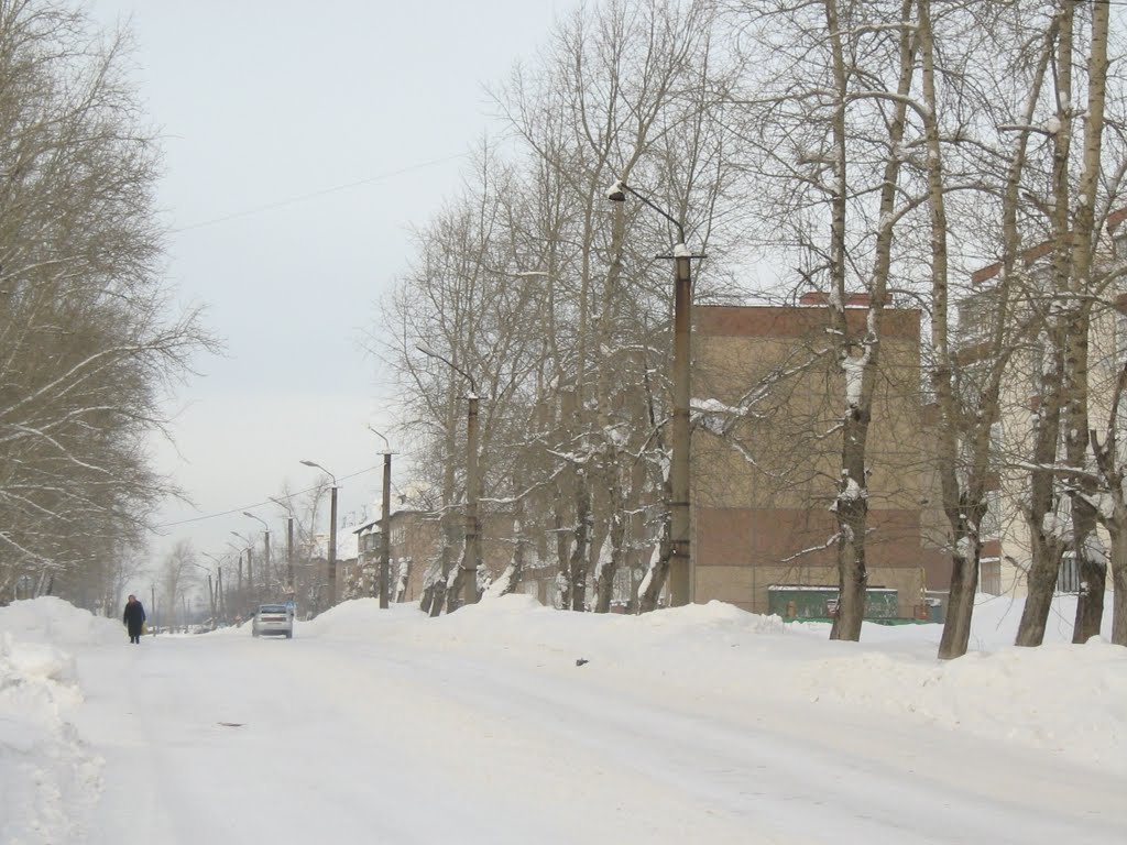 Гремячинск, ул. Ленина зимой