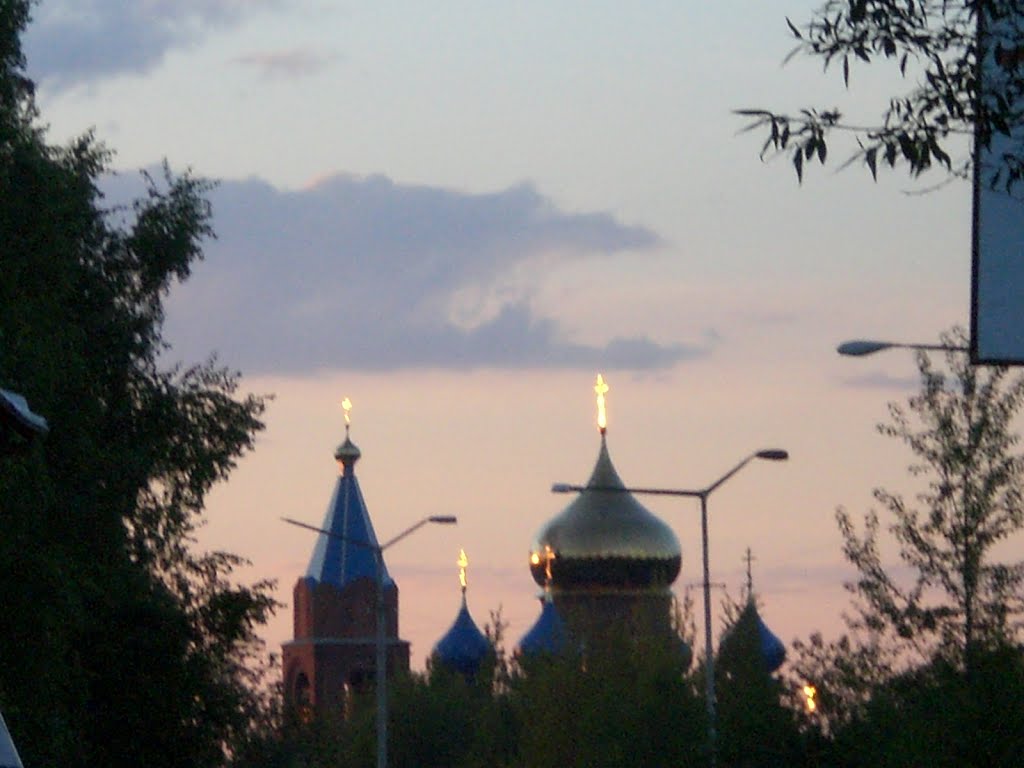 вечернее церковное сияние